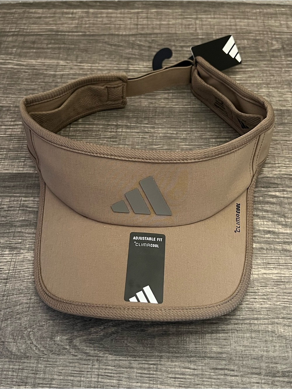 Adidas Men's Superlite 3 Visor Khaki/Cargo Brown Color One Size Hat